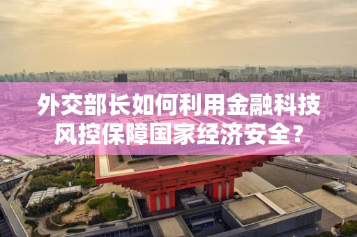 外交部长如何利用金融科技风控保障国家经济安全？