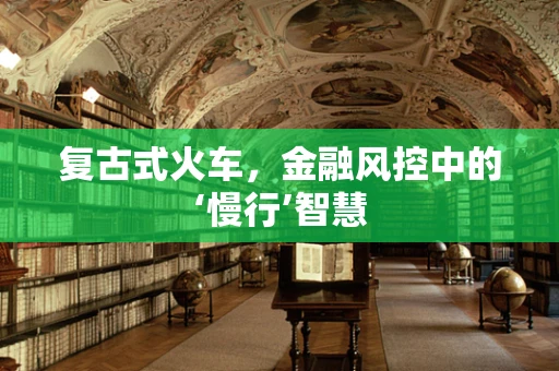 复古式火车，金融风控中的‘慢行’智慧