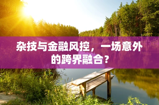 杂技与金融风控，一场意外的跨界融合？