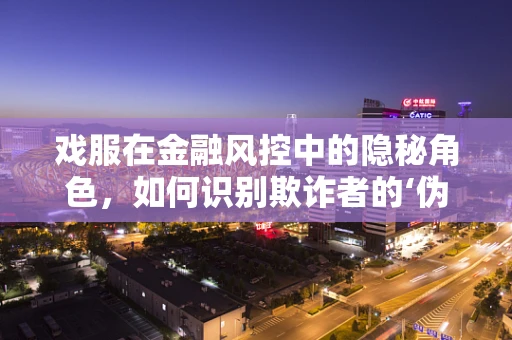 戏服在金融风控中的隐秘角色，如何识别欺诈者的‘伪装’？