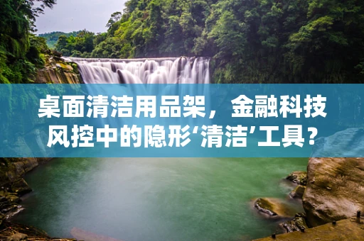 桌面清洁用品架，金融科技风控中的隐形‘清洁’工具？