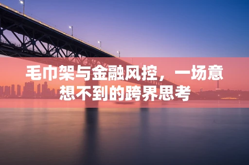 毛巾架与金融风控，一场意想不到的跨界思考