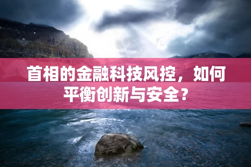 首相的金融科技风控，如何平衡创新与安全？