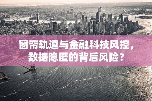 窗帘轨道与金融科技风控，数据隐匿的背后风险？