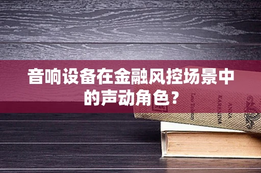音响设备在金融风控场景中的声动角色？