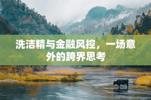 洗洁精与金融风控，一场意外的跨界思考