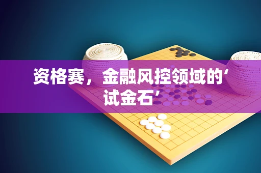 资格赛，金融风控领域的‘试金石’