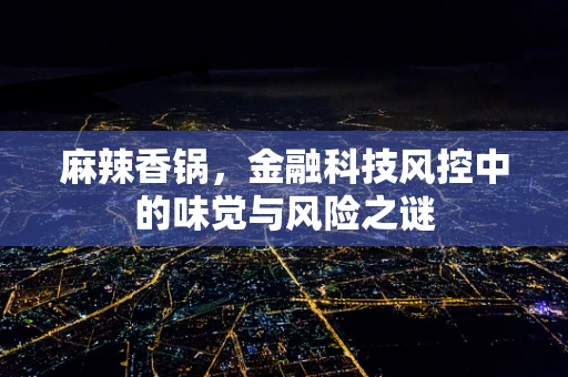 麻辣香锅，金融科技风控中的味觉与风险之谜