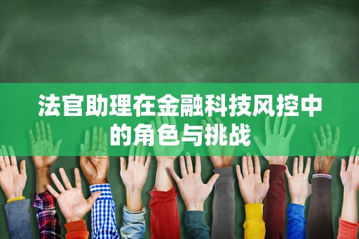 法官助理在金融科技风控中的角色与挑战