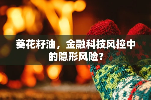 葵花籽油，金融科技风控中的隐形风险？