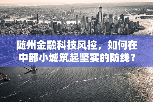 随州金融科技风控，如何在中部小城筑起坚实的防线？