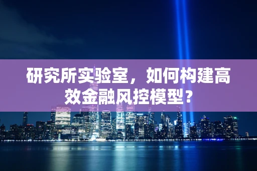 研究所实验室，如何构建高效金融风控模型？