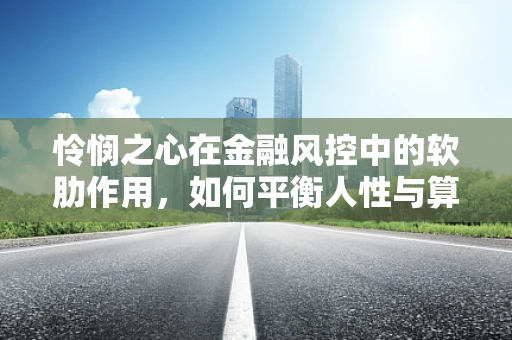 怜悯之心在金融风控中的软肋作用，如何平衡人性与算法？