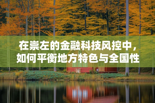 在崇左的金融科技风控中，如何平衡地方特色与全国性风险控制策略的挑战？