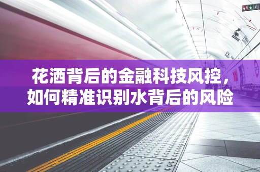 花洒背后的金融科技风控，如何精准识别水背后的风险？