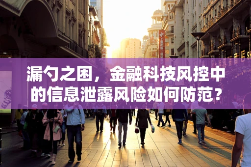 漏勺之困，金融科技风控中的信息泄露风险如何防范？