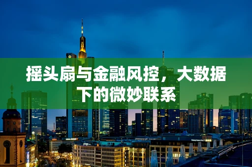 摇头扇与金融风控，大数据下的微妙联系