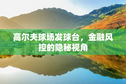 高尔夫球场发球台，金融风控的隐秘视角