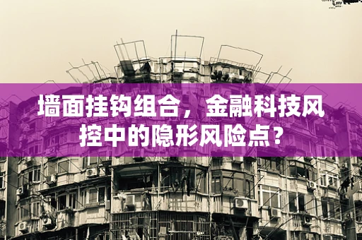 墙面挂钩组合，金融科技风控中的隐形风险点？