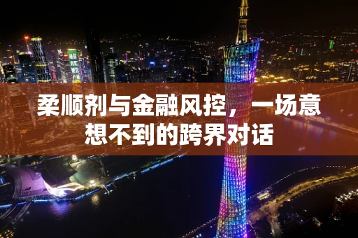 柔顺剂与金融风控，一场意想不到的跨界对话