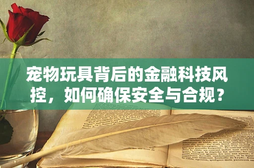 宠物玩具背后的金融科技风控，如何确保安全与合规？