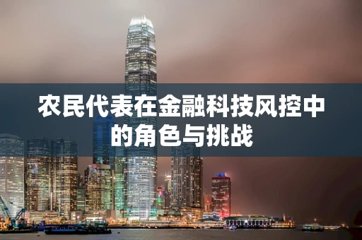 农民代表在金融科技风控中的角色与挑战